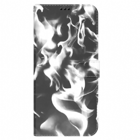 Leren Hoesje voor Realme GT 5G Abstract Patroon