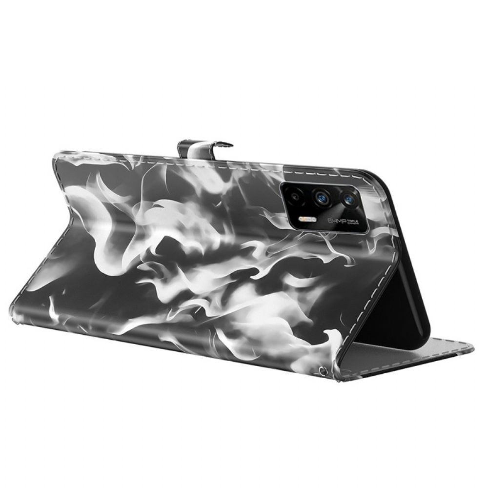 Leren Hoesje voor Realme GT 5G Abstract Patroon