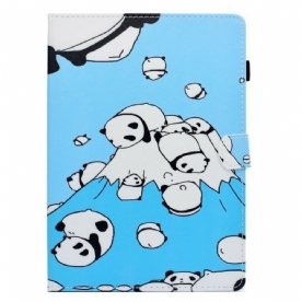 Folio-hoesje voor iPad Air 2 Panda's Op De Berg