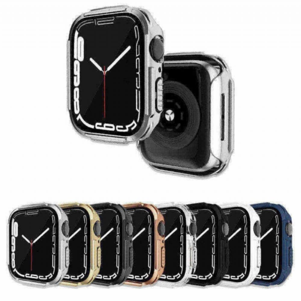 Apple Watch Series 7 41 Mm Anti-Slijtage Behuizing Van Gehard Glas