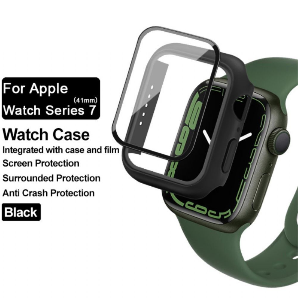 Apple Watch Series 7 41 Mm Imak Behuizing Van Gehard Glas