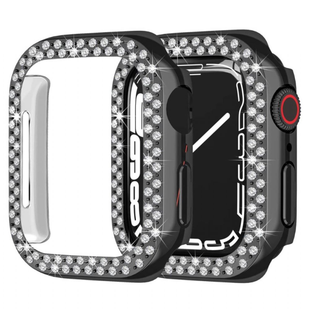 Apple Watch Series 7 41 Mm Kast Met Strass Afwerking