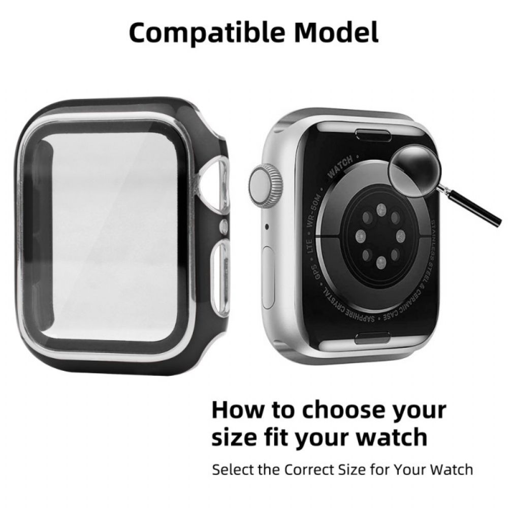 Apple Watch Series 7 41 Mm Tweekleurige Gegalvaniseerde Kast