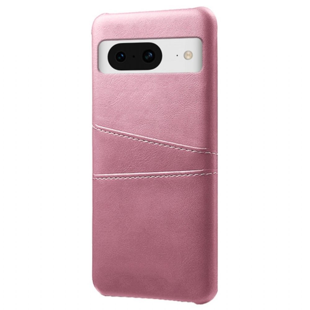 Case Hoesje Google Pixel 8a Telefoonhoesje Kaarthouder Met Leereffect