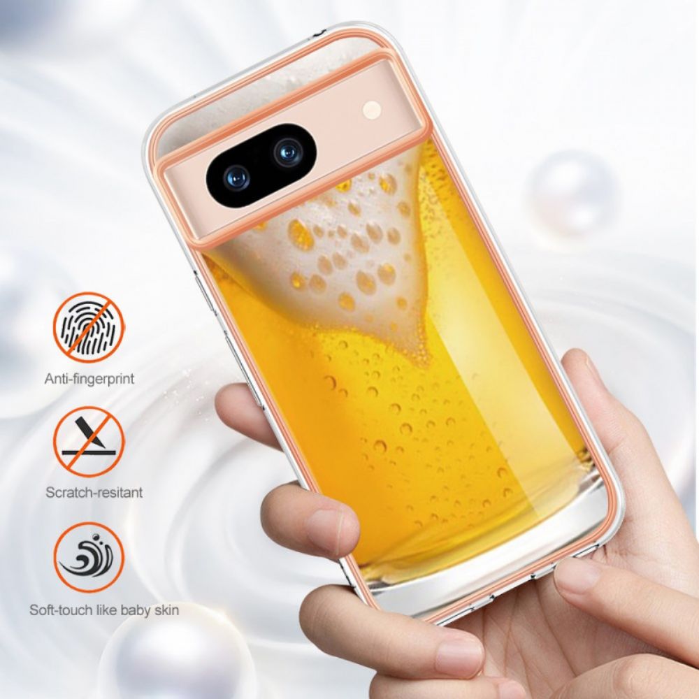 Cover Hoesje Google Pixel 8a Telefoonhoesje Bier