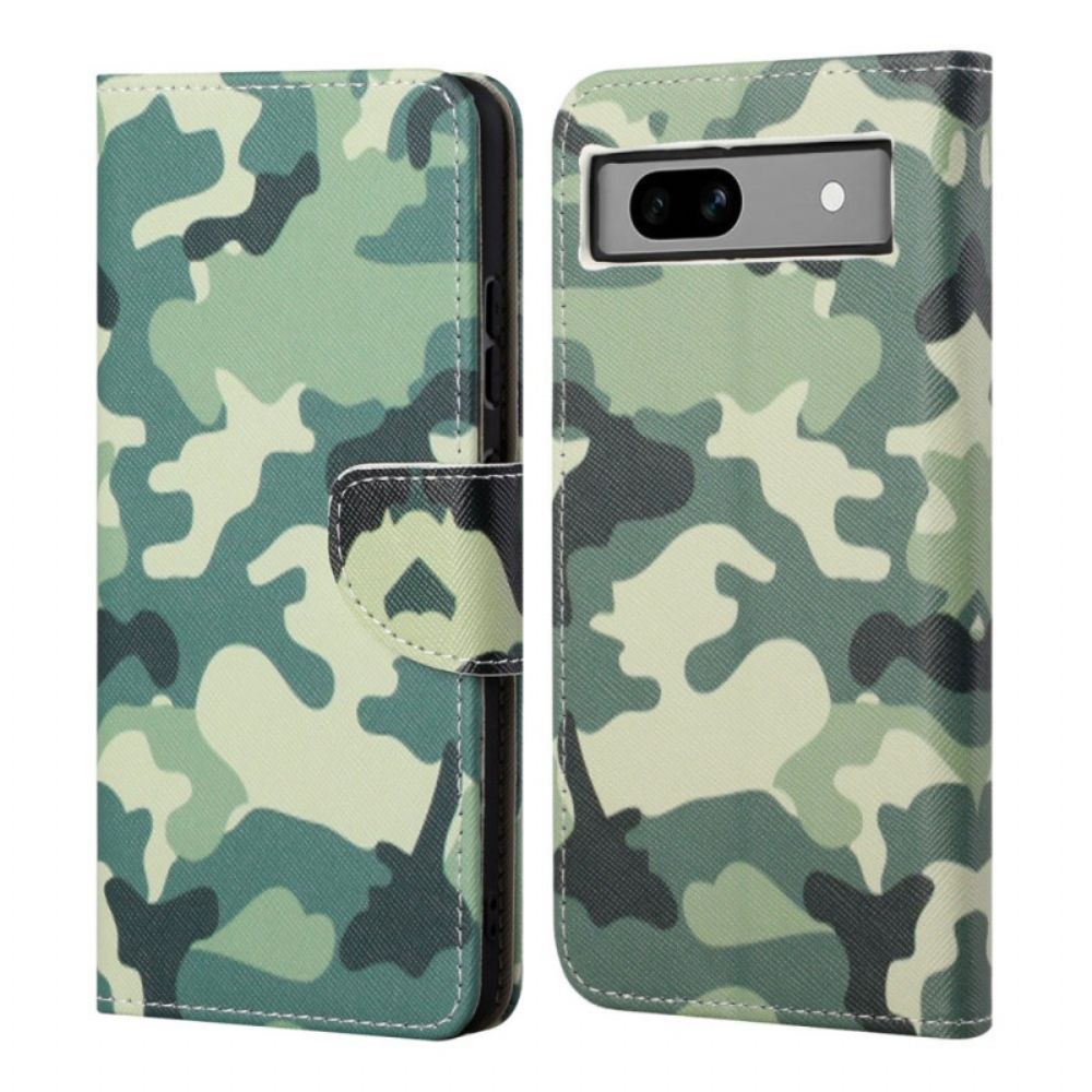 Leren Hoesje Google Pixel 8a Camouflage