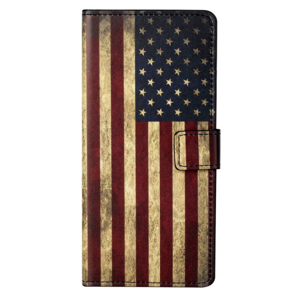 Flip Case voor OnePlus Nord CE 2 5G Amerikaanse Vlag