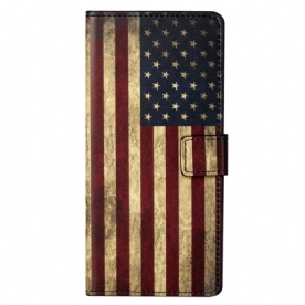 Flip Case voor OnePlus Nord CE 2 5G Amerikaanse Vlag