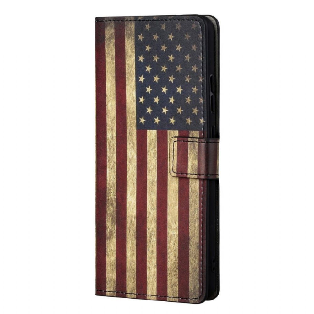 Flip Case voor OnePlus Nord CE 2 5G Amerikaanse Vlag