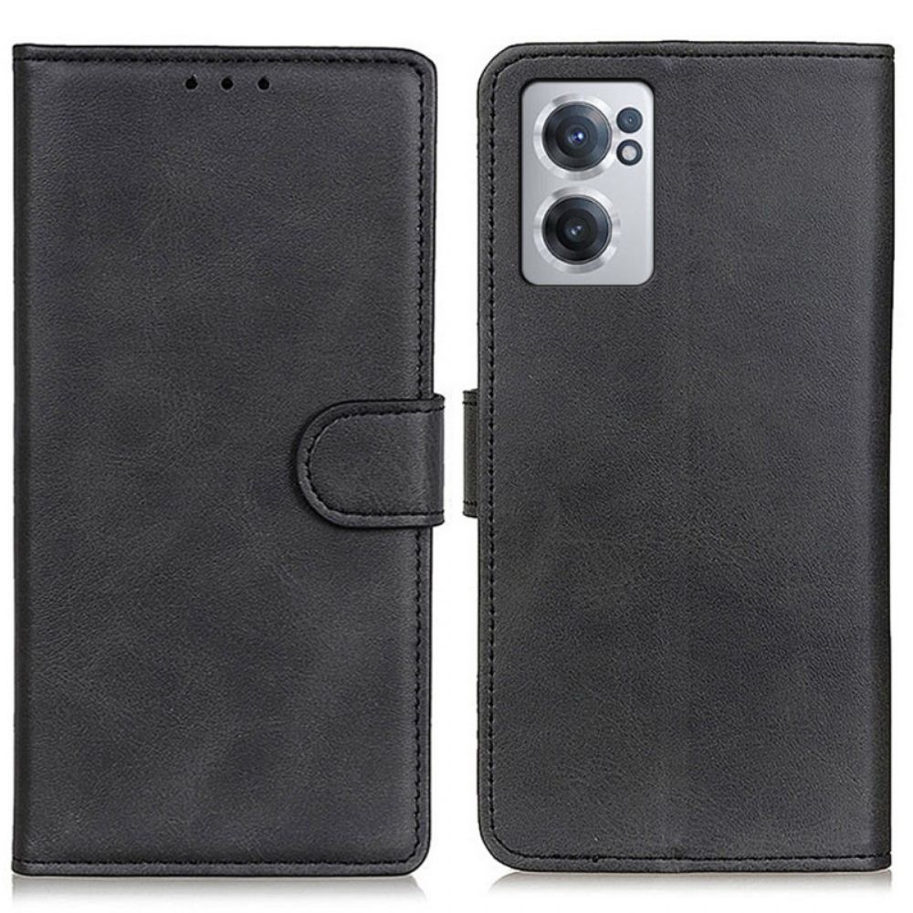 Flip Case voor OnePlus Nord CE 2 5G Getextureerd Kunstleer