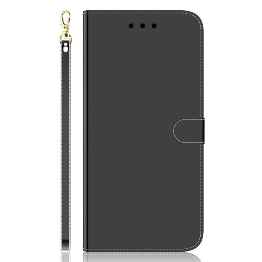 Flip Case voor OnePlus Nord CE 2 5G Met Ketting Kunstlederen Band