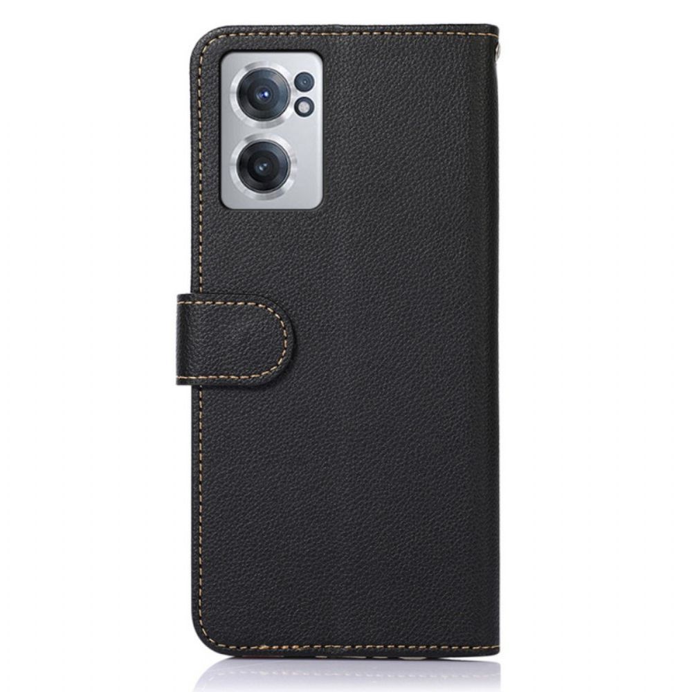 Flip Case voor OnePlus Nord CE 2 5G Tweekleurige Kazneh