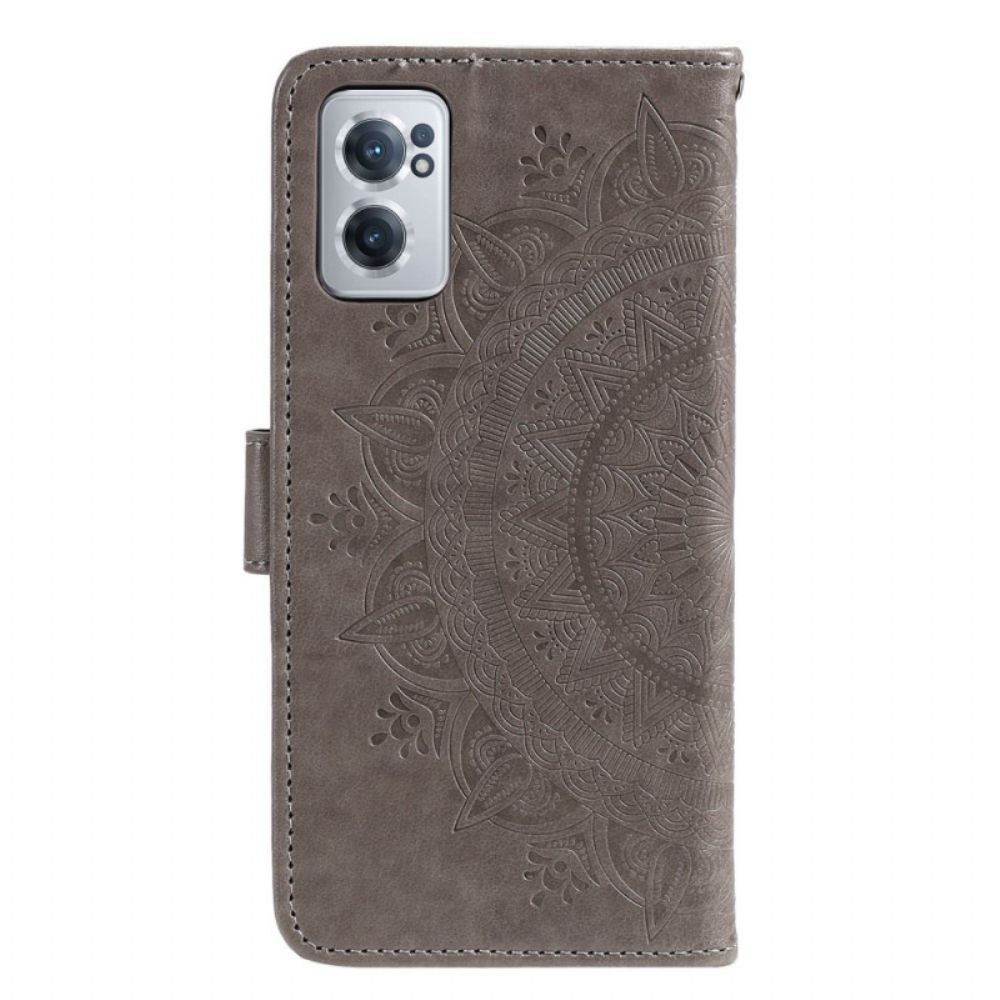 Folio-hoesje voor OnePlus Nord CE 2 5G Bloemen Mandala