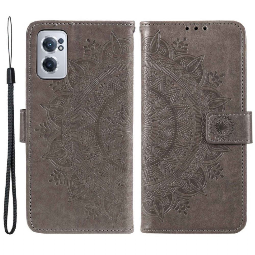 Folio-hoesje voor OnePlus Nord CE 2 5G Bloemen Mandala