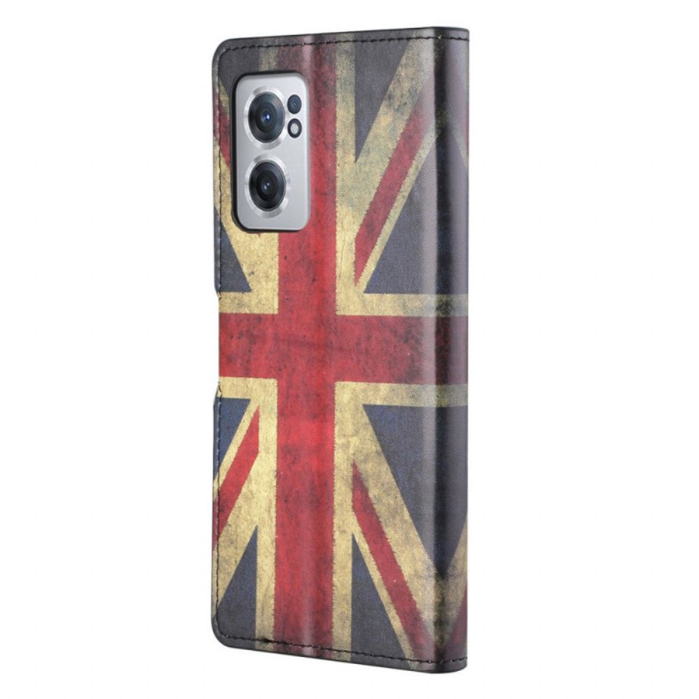 Folio-hoesje voor OnePlus Nord CE 2 5G Britse Vlag