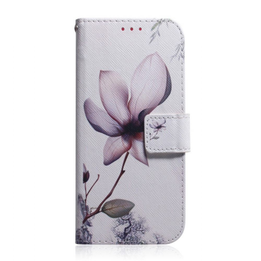 Folio-hoesje voor OnePlus Nord CE 2 5G Eenzame Bloem