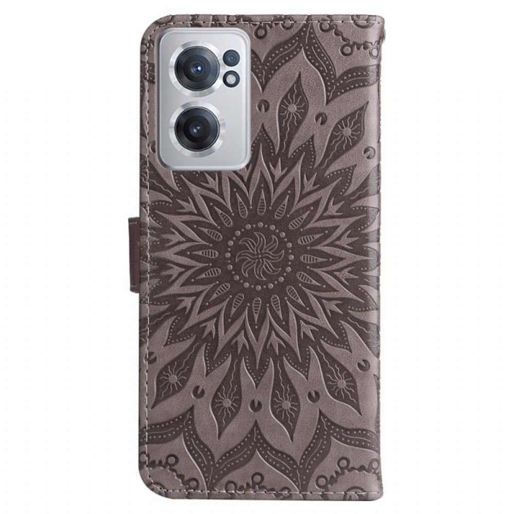 Folio-hoesje voor OnePlus Nord CE 2 5G Mandala-textuur