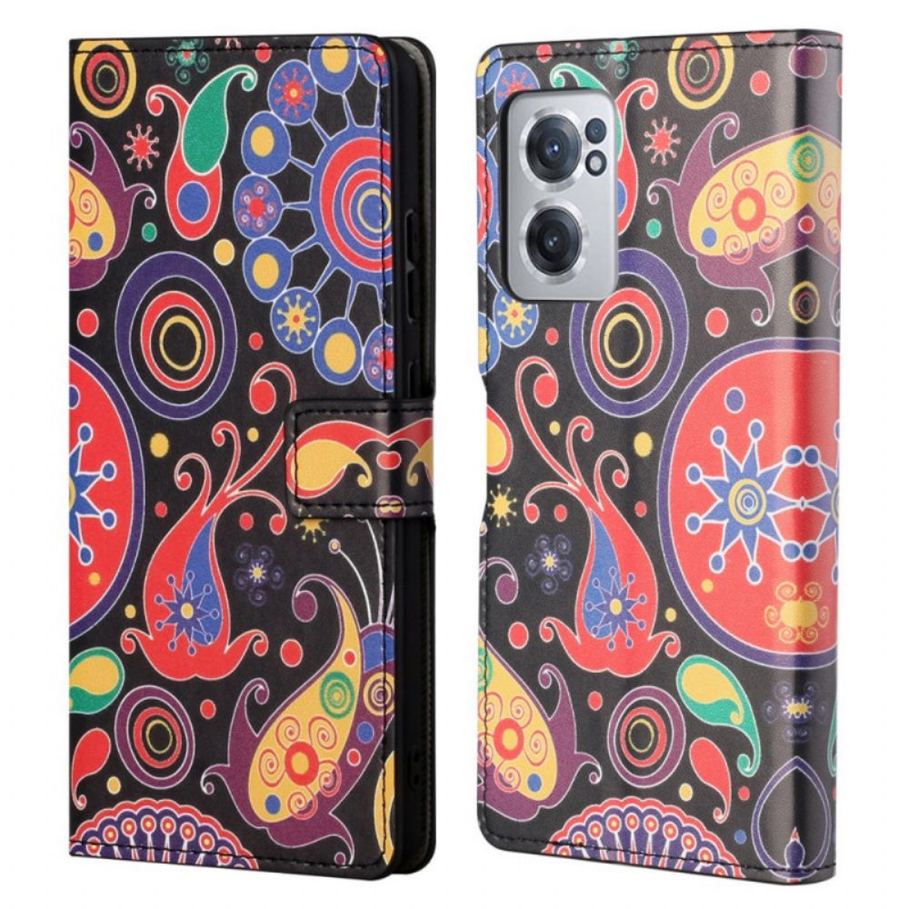 Folio-hoesje voor OnePlus Nord CE 2 5G Psychedelica