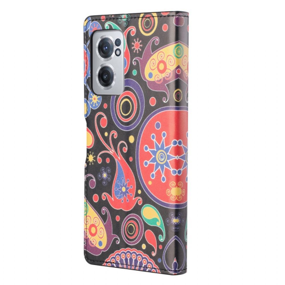 Folio-hoesje voor OnePlus Nord CE 2 5G Psychedelica