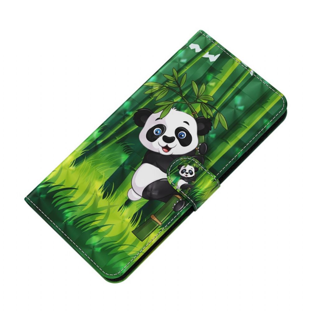 Folio-hoesje voor OnePlus Nord CE 2 5G Strip Panda