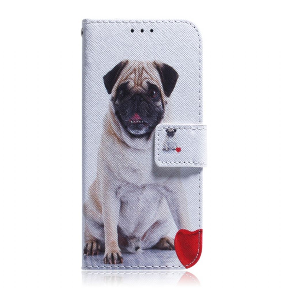 Folio-hoesje voor OnePlus Nord CE 2 5G Tedere Mops