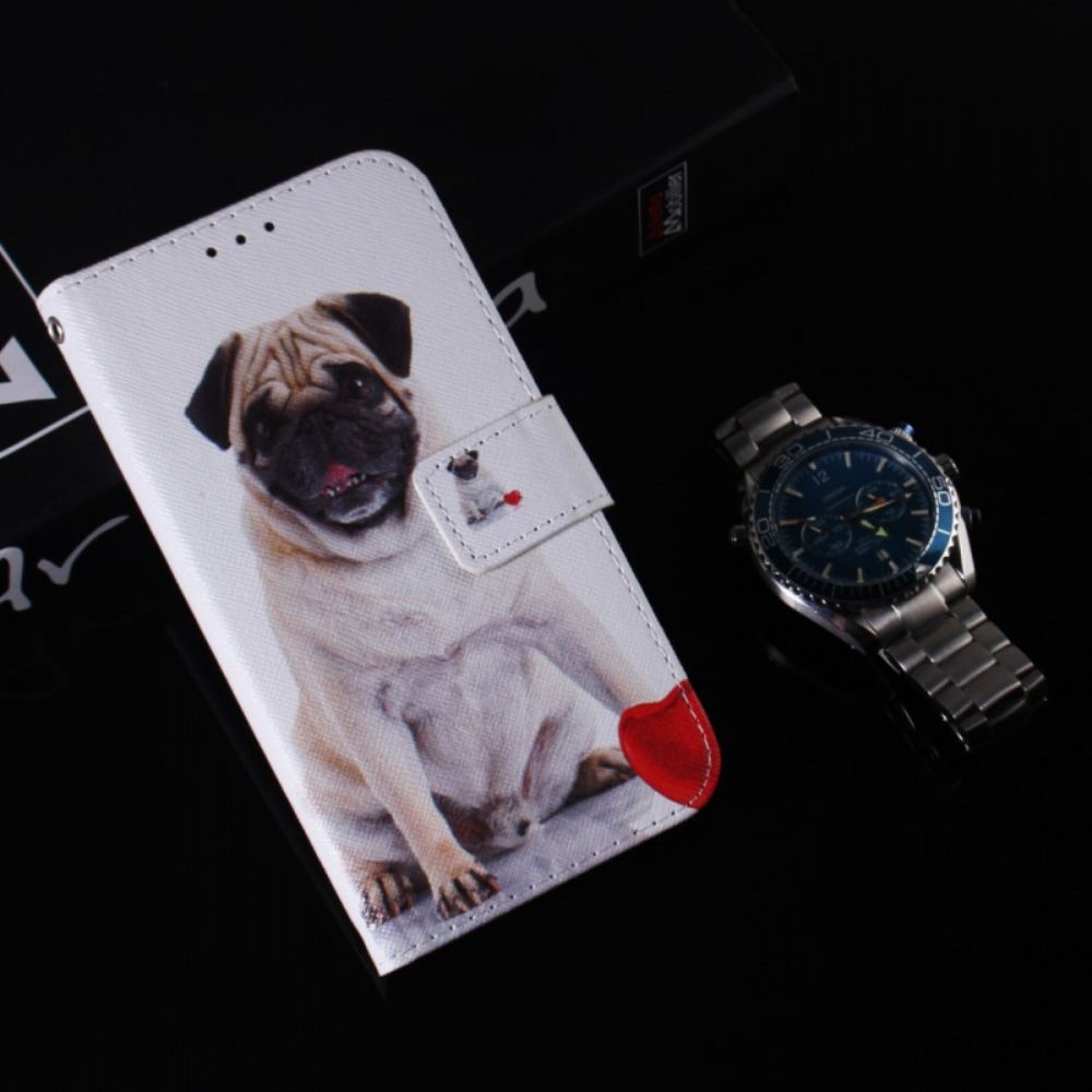 Folio-hoesje voor OnePlus Nord CE 2 5G Tedere Mops