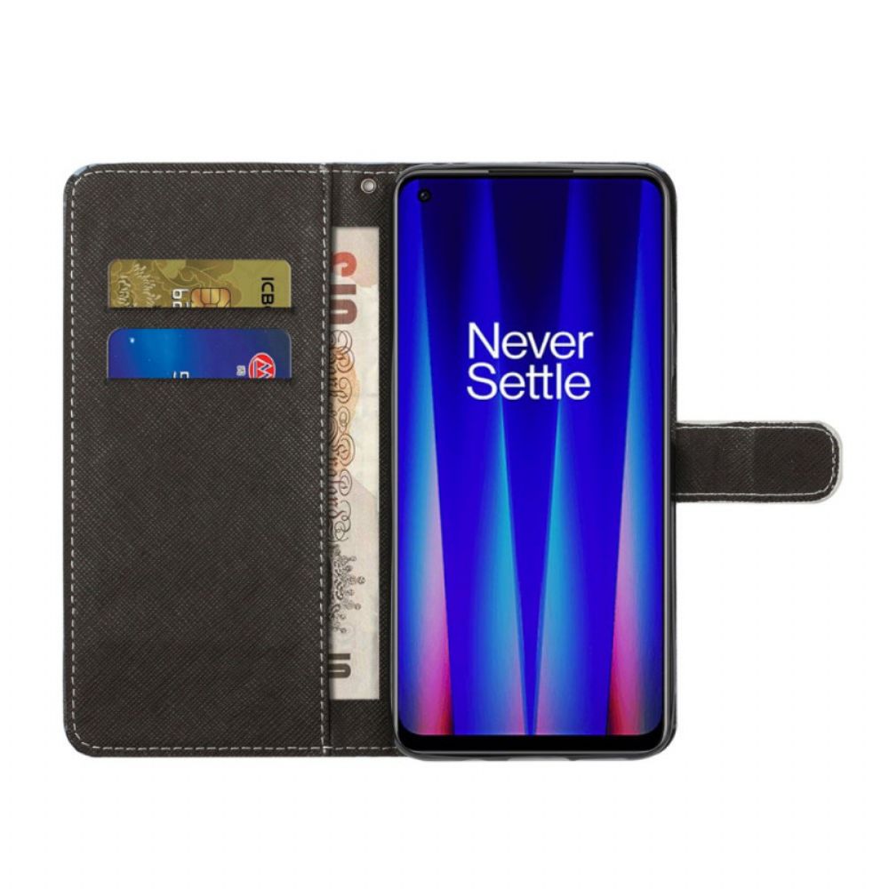 Folio-hoesje voor OnePlus Nord CE 2 5G Tijger God