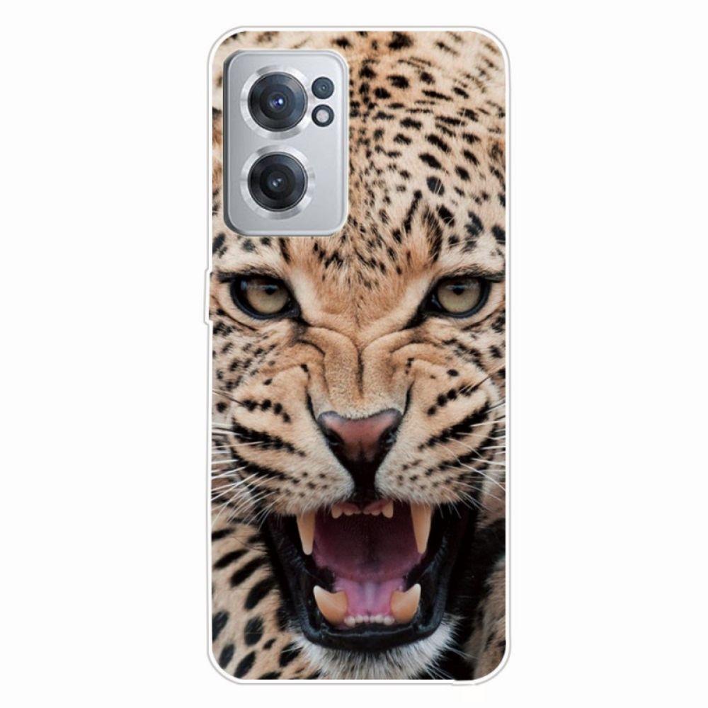 Hoesje voor OnePlus Nord CE 2 5G Agressieve Leopard