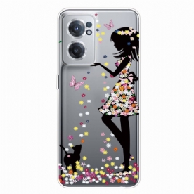 Hoesje voor OnePlus Nord CE 2 5G Bloemen Jurk