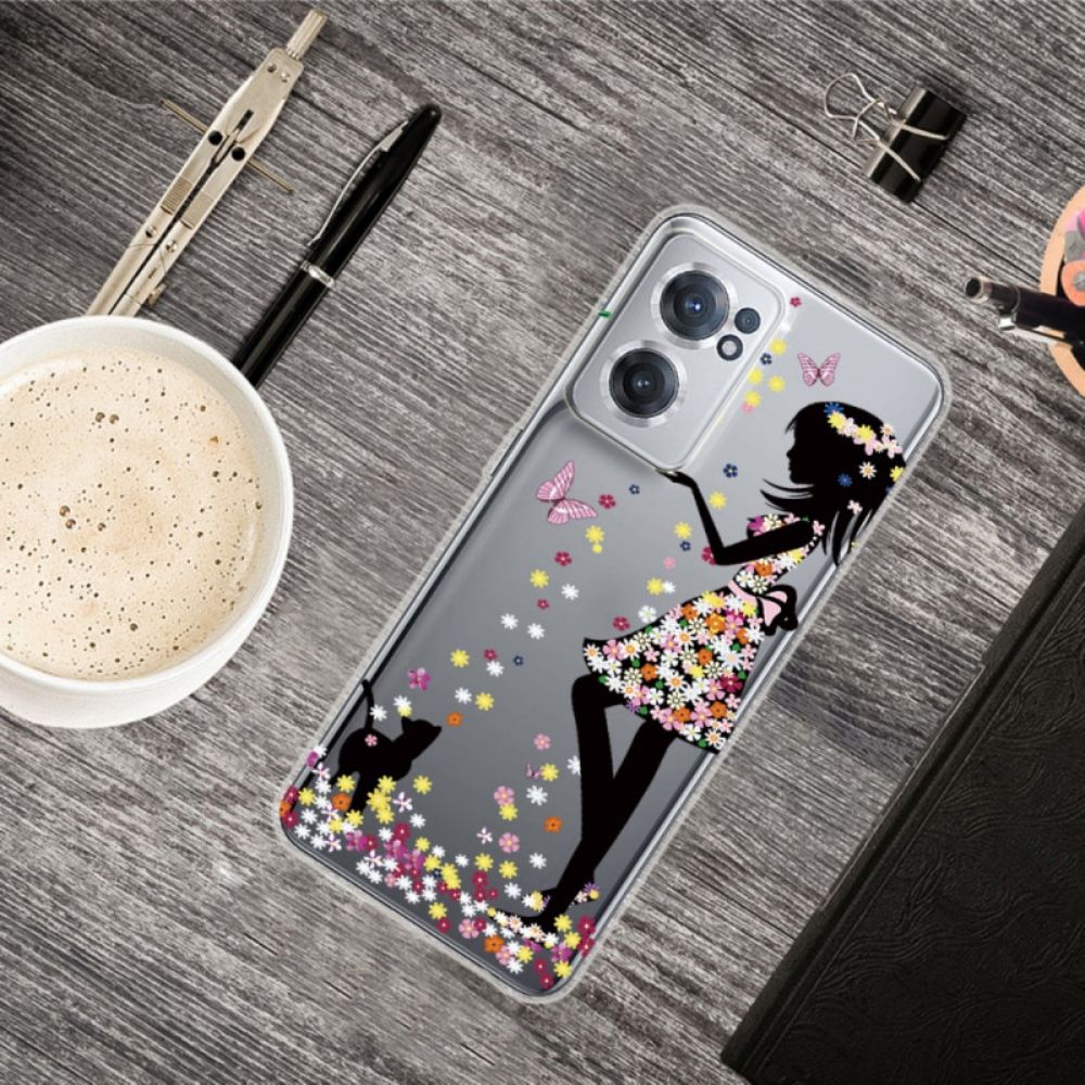 Hoesje voor OnePlus Nord CE 2 5G Bloemen Jurk