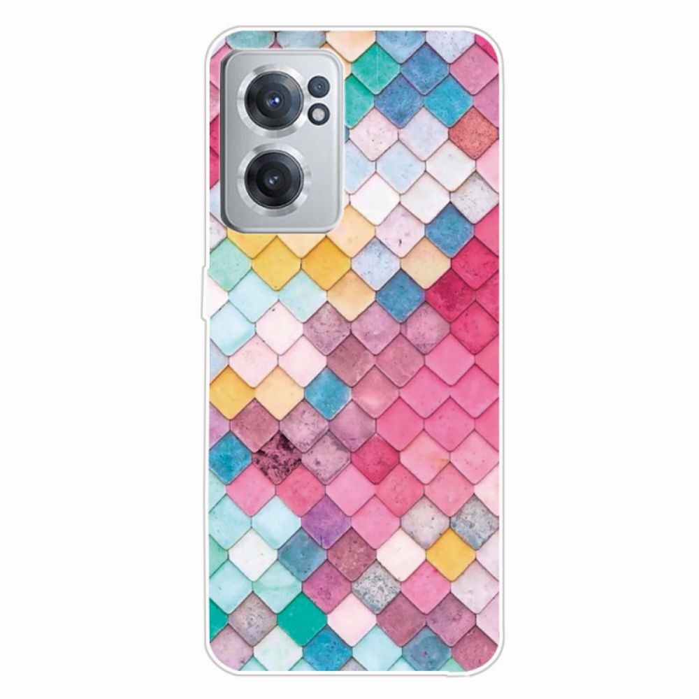 Hoesje voor OnePlus Nord CE 2 5G Neon Kubussen