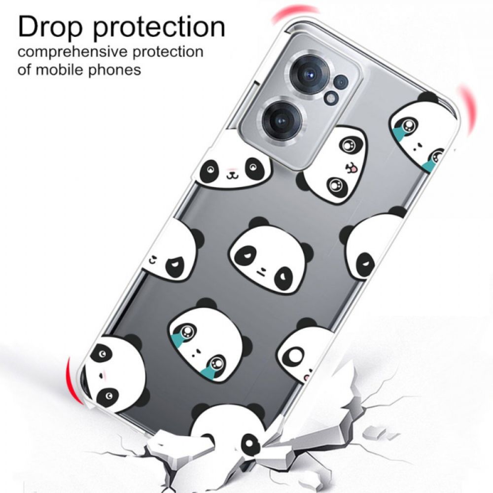 Hoesje voor OnePlus Nord CE 2 5G Panda Tieten