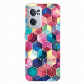 Hoesje voor OnePlus Nord CE 2 5G Veelkleurige Kubussen