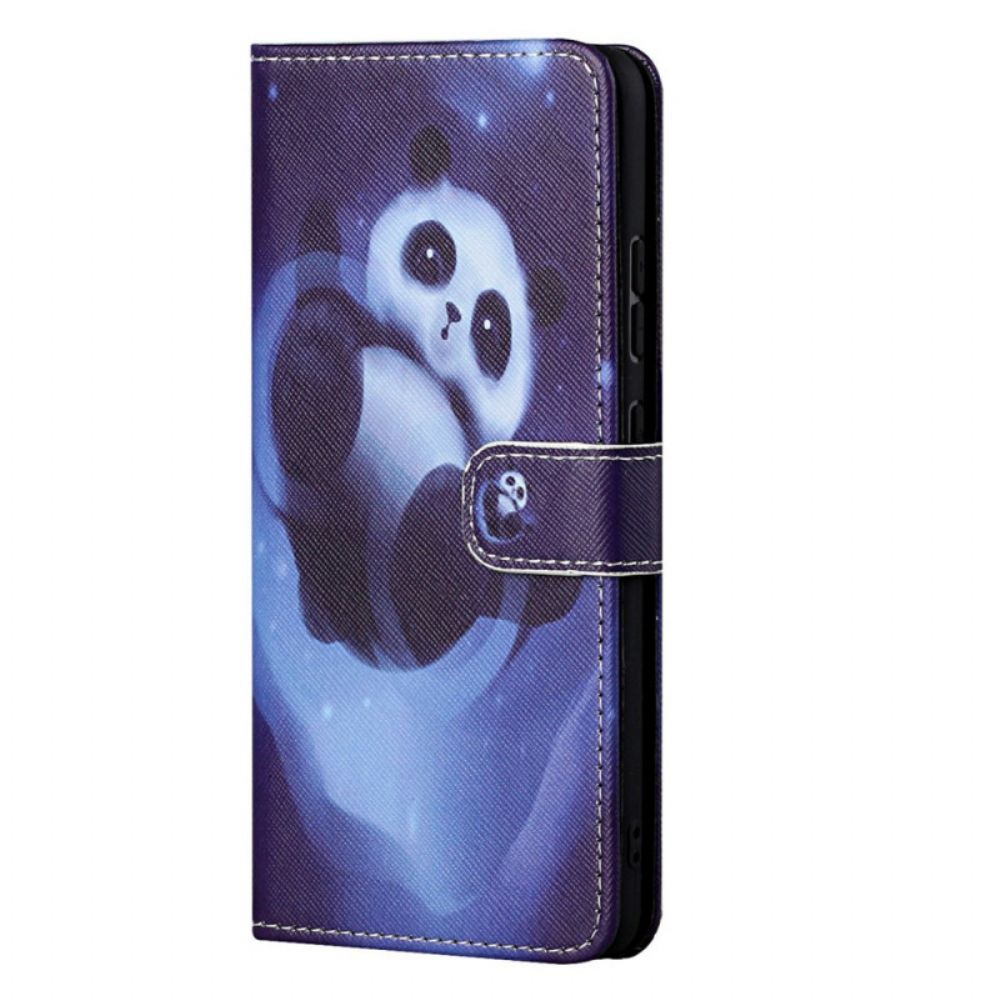 Leren Hoesje voor OnePlus Nord CE 2 5G Nacht Panda