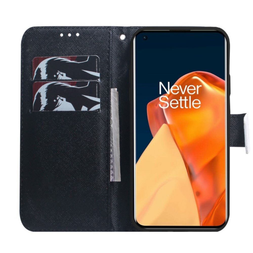 Leren Hoesje voor OnePlus Nord CE 2 5G Toekomstige Wolf