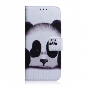 Leren Hoesje voor OnePlus Nord CE 2 5G Verdrietig Panda