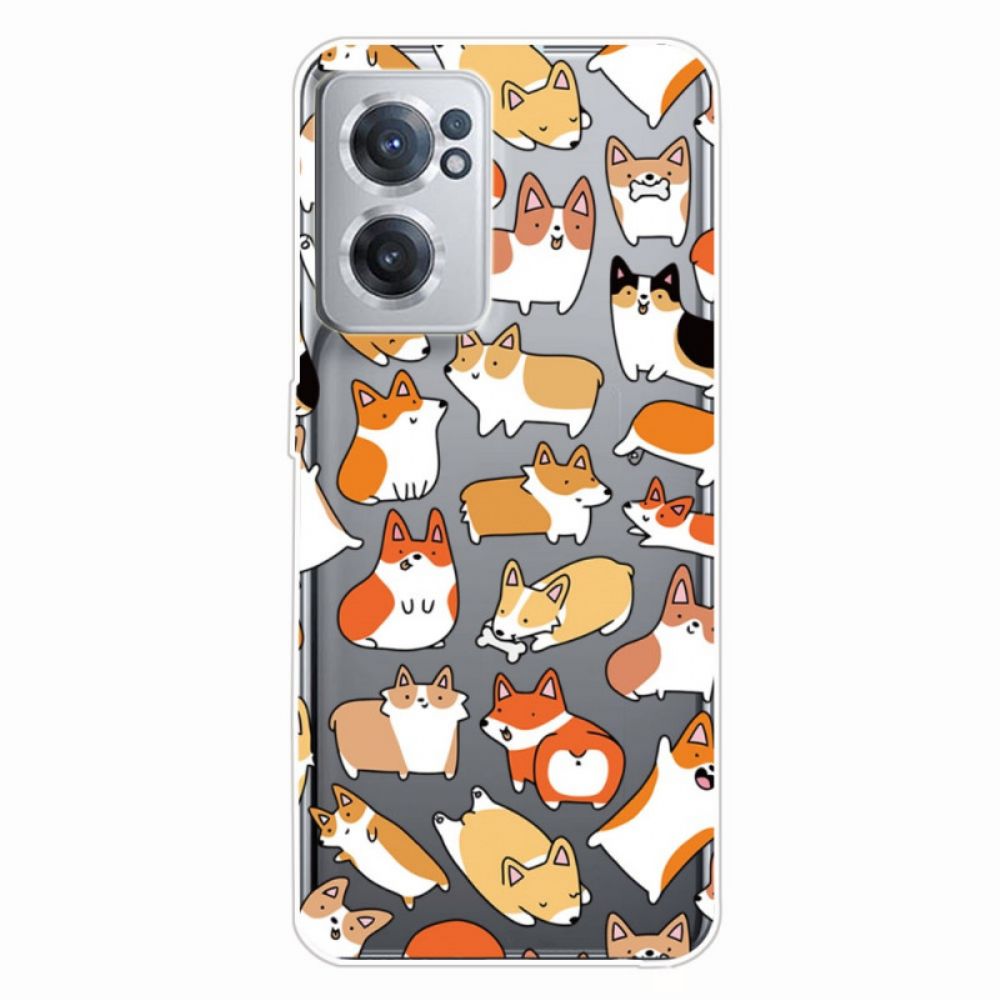 Telefoonhoesje voor OnePlus Nord CE 2 5G Kleine Honden