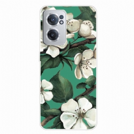 Telefoonhoesje voor OnePlus Nord CE 2 5G Lelietje-van-dalen Bloemen