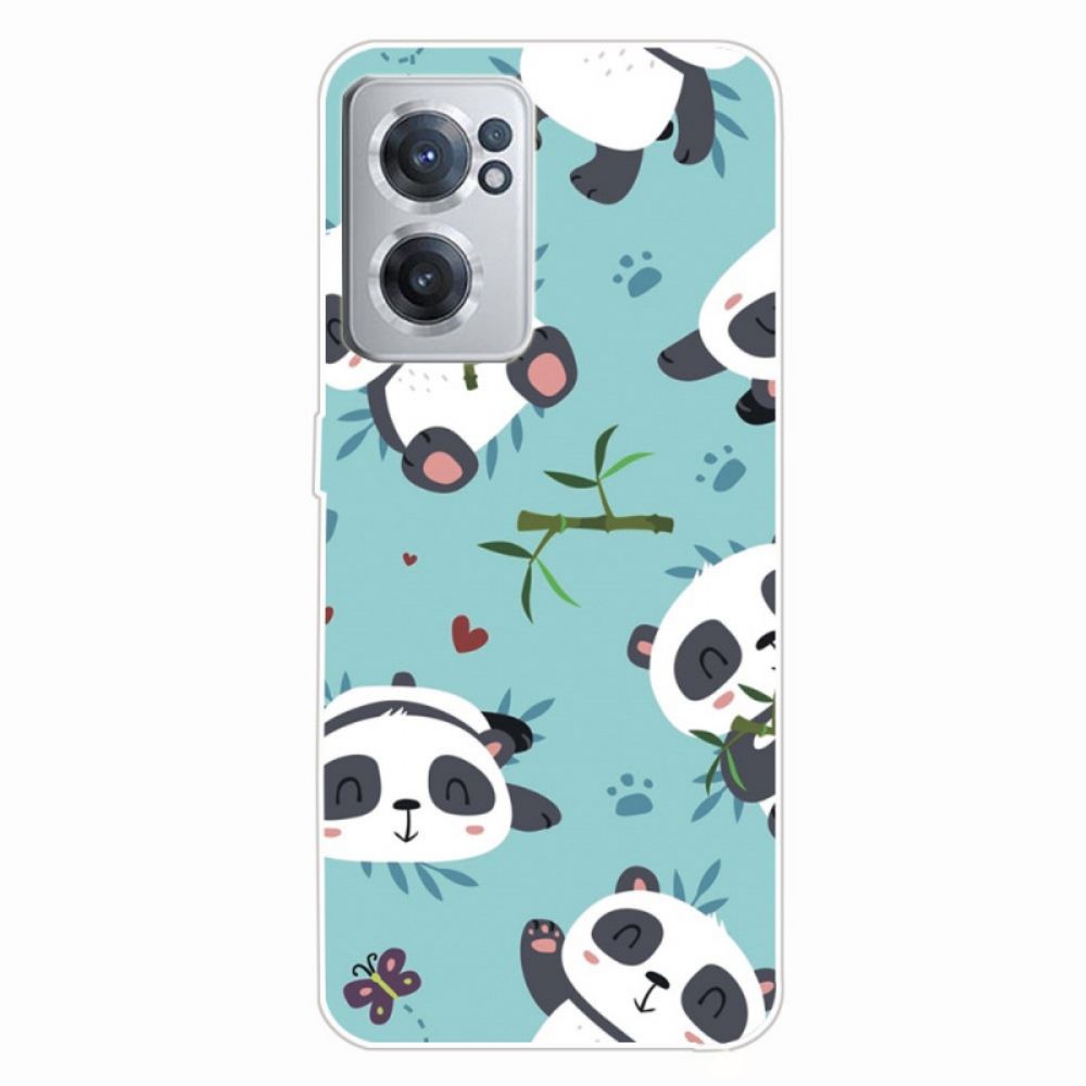 Telefoonhoesje voor OnePlus Nord CE 2 5G Panda Nap