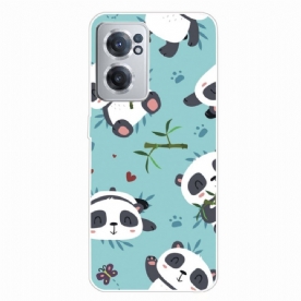 Telefoonhoesje voor OnePlus Nord CE 2 5G Panda Nap