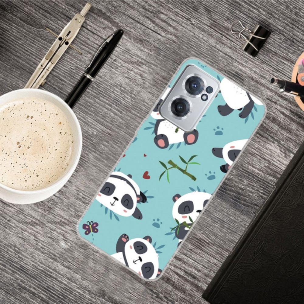 Telefoonhoesje voor OnePlus Nord CE 2 5G Panda Nap