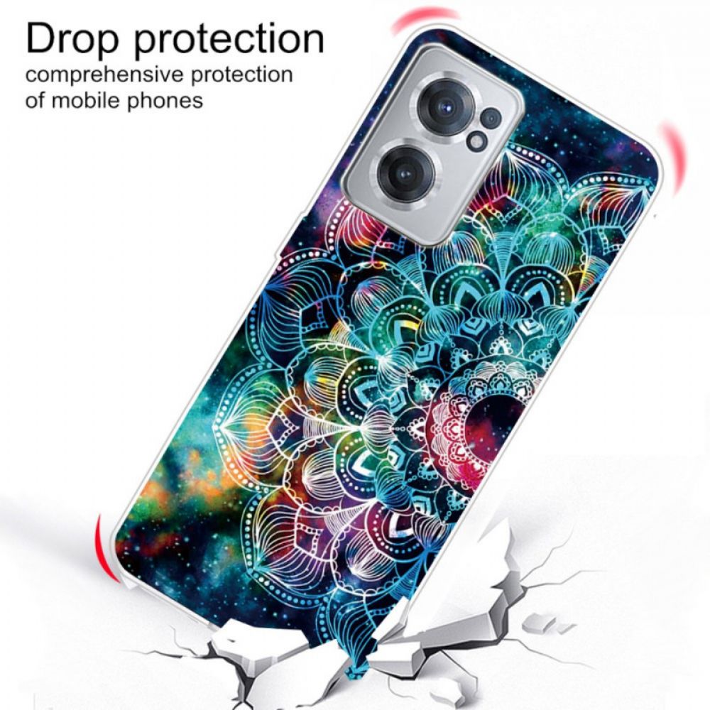 Telefoonhoesje voor OnePlus Nord CE 2 5G Psychedelische Mandala