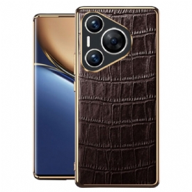 Cover Hoesje Huawei Pura 70 Pro Telefoonhoesje Krokodilstijl