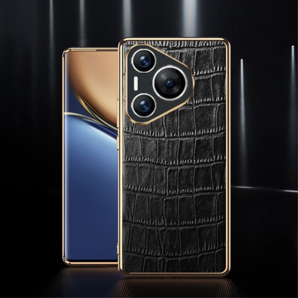 Cover Hoesje Huawei Pura 70 Pro Telefoonhoesje Krokodilstijl