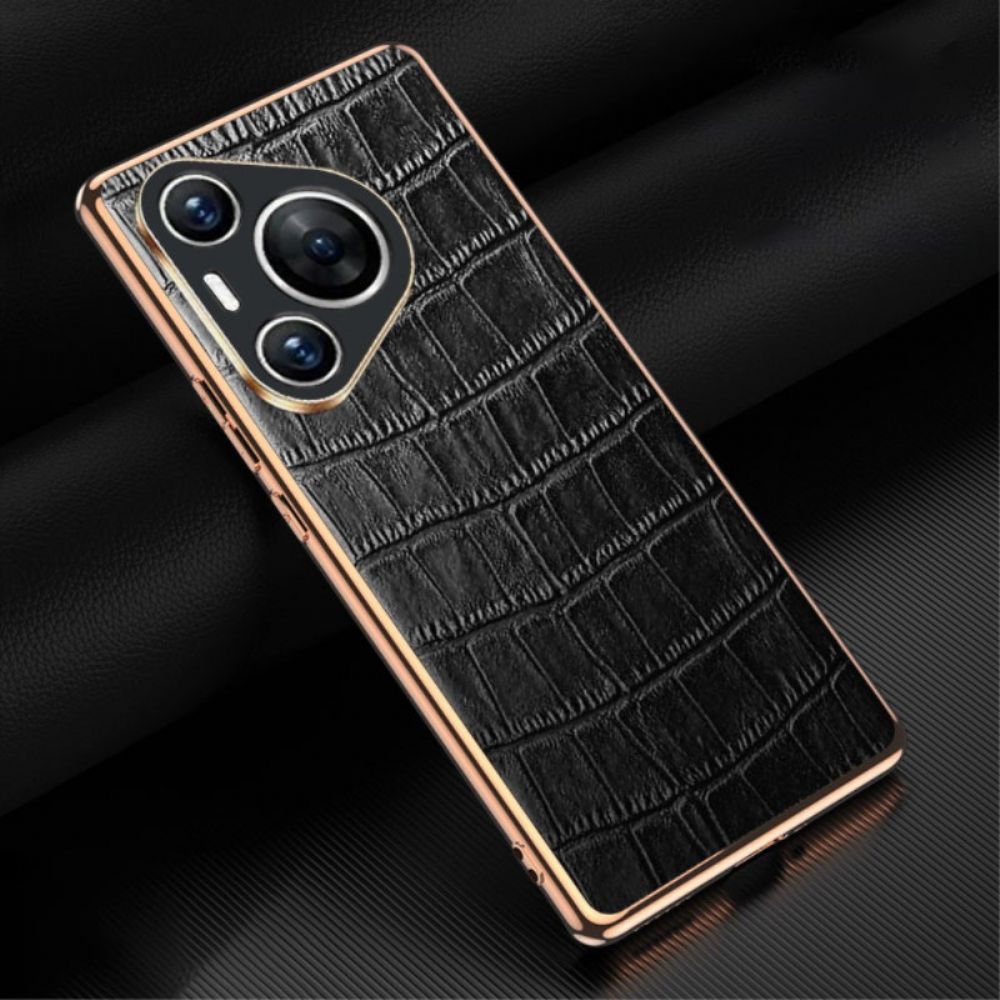 Cover Hoesje Huawei Pura 70 Pro Telefoonhoesje Krokodilstijl