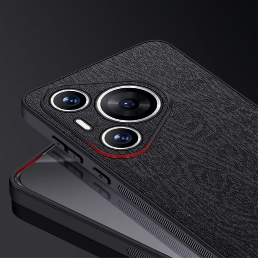 Hoesje Huawei Pura 70 Pro Houtstructuur