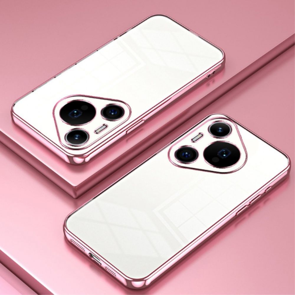 Hoesje Huawei Pura 70 Pro Metalen Stijlranden Bescherming Hoesje