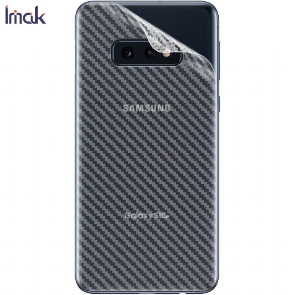 Achterste Beschermfolie Voor Samsung Galaxy S10E Carbon Style Imak