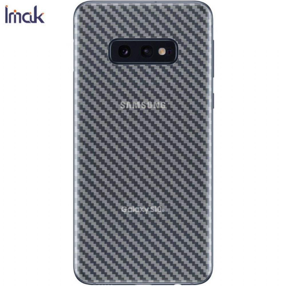 Achterste Beschermfolie Voor Samsung Galaxy S10E Carbon Style Imak