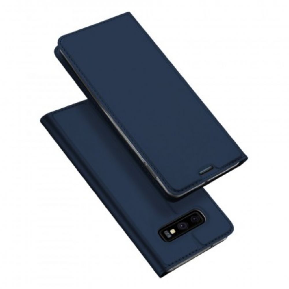 Bescherming Hoesje voor Samsung Galaxy S10e Folio-hoesje Eerste Klas Serie